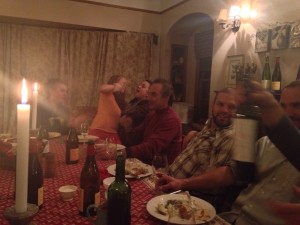 After dinner silliness