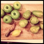 Pear & Apple Compote / Pinot Mom