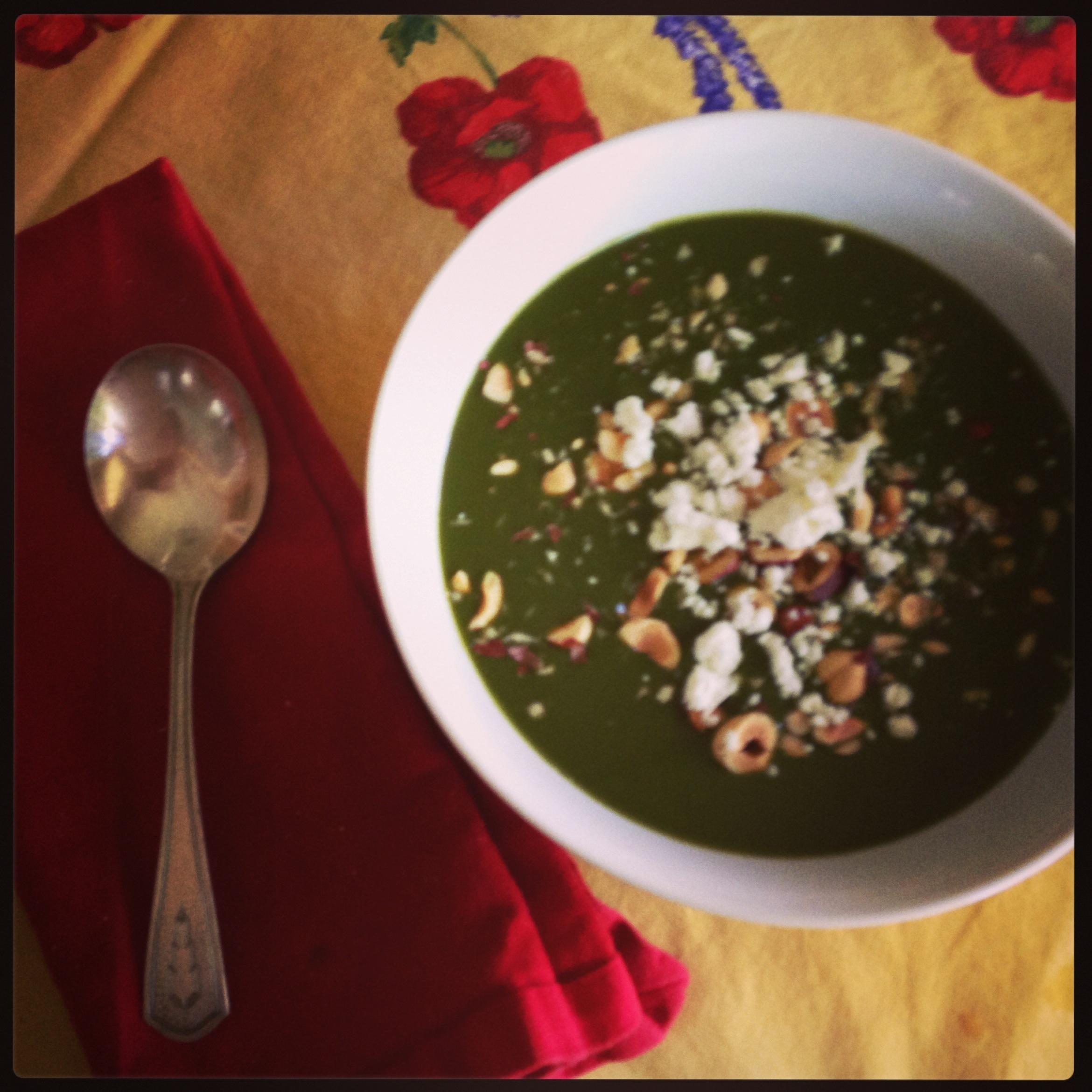 Green Soup – kind of like a smoothie, but better