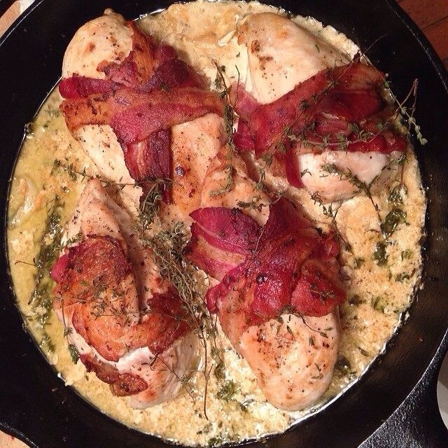 An Occupational Hazard and Chicken with Bacon, Cream and Thyme Recipe