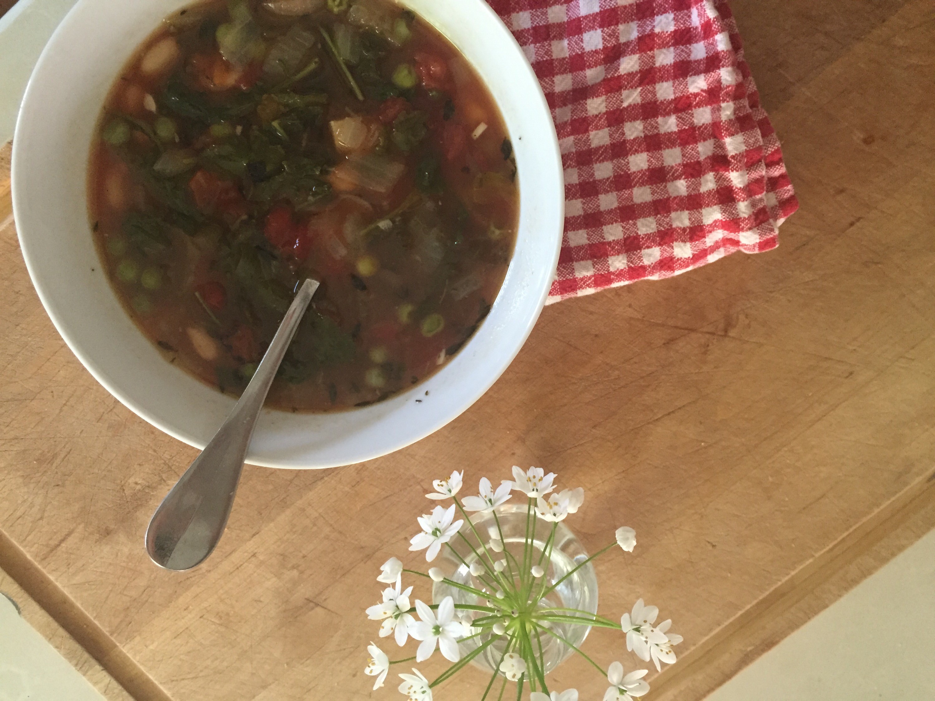 Spring Vegetable Soup and the Beauty of a Good Stock