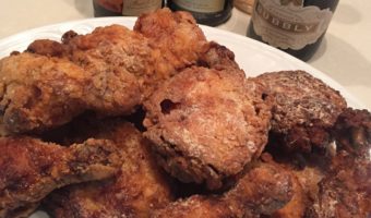 A Dog, Fried Chicken and Champagne {Gluten Free Recipe}