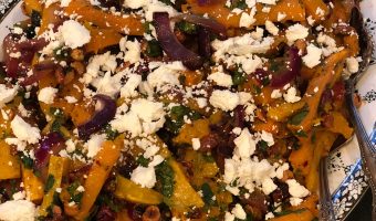 November already? Roasted Squash with Spicy Onions {Recipe}